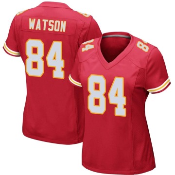 Justin Watson Women's Red Game Team Color Jersey