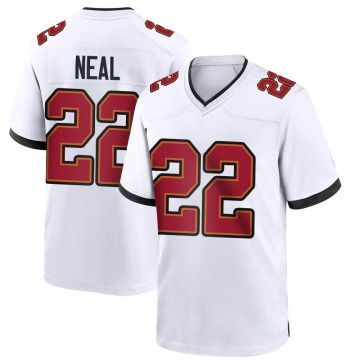 Keanu Neal Men's White Game Jersey
