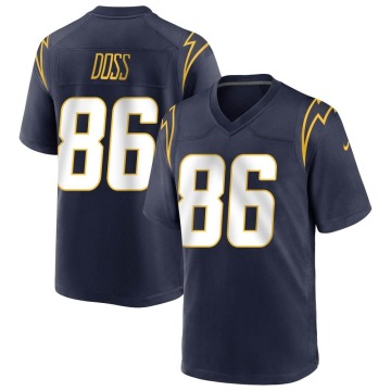 Keelan Doss Youth Navy Game Team Color Jersey