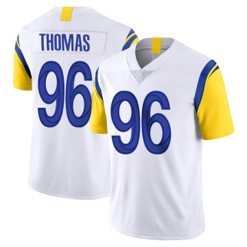 Keir Thomas Youth White Limited Vapor Untouchable Jersey