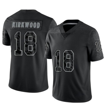 Keith Kirkwood Men's Black Limited Reflective Jersey