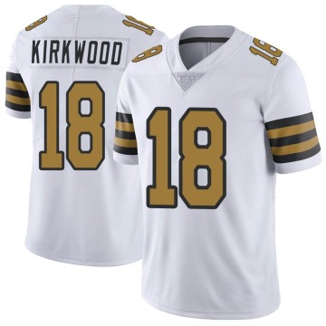 Keith Kirkwood Men's White Limited Color Rush Jersey