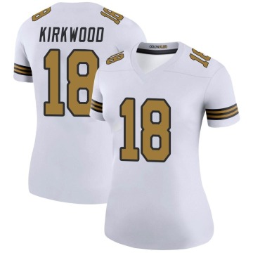 Keith Kirkwood Women's White Legend Color Rush Jersey