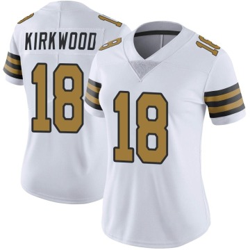 Keith Kirkwood Women's White Limited Color Rush Jersey