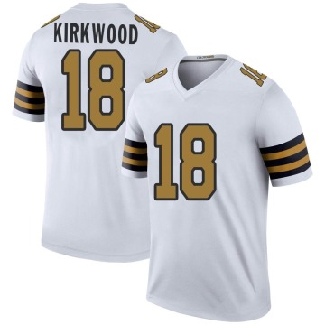 Keith Kirkwood Youth White Legend Color Rush Jersey