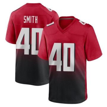Keith Smith Men's Red Game 2nd Alternate Jersey