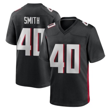 Keith Smith Youth Black Game Alternate Jersey