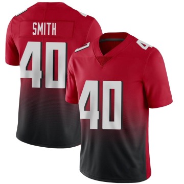 Keith Smith Youth Red Limited Vapor 2nd Alternate Jersey