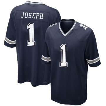 Kelvin Joseph Youth Navy Game Team Color Jersey