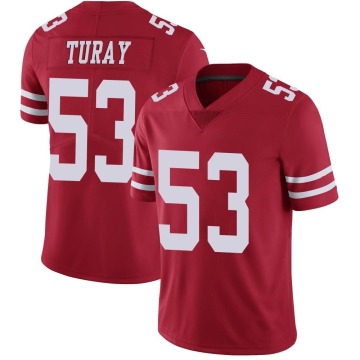 Kemoko Turay Men's Red Limited Team Color Vapor Untouchable Jersey