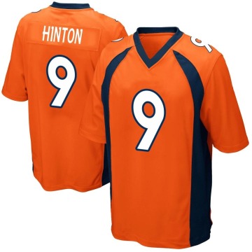 Kendall Hinton Men's Orange Game Team Color Jersey