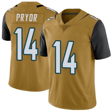 Kendric Pryor Youth Gold Limited Color Rush Vapor Untouchable Jersey