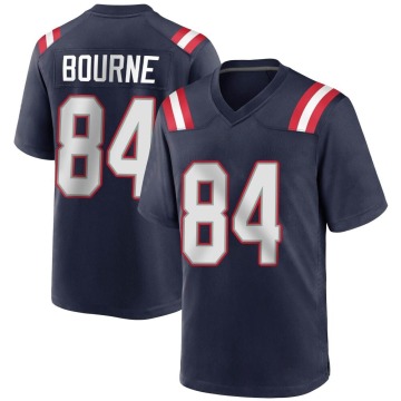 Kendrick Bourne Youth Navy Blue Game Team Color Jersey