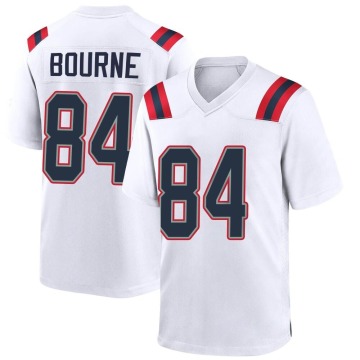 Kendrick Bourne Youth White Game Jersey