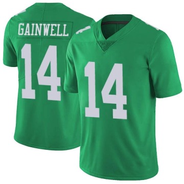 Kenneth Gainwell Men's Green Limited Vapor Untouchable Jersey