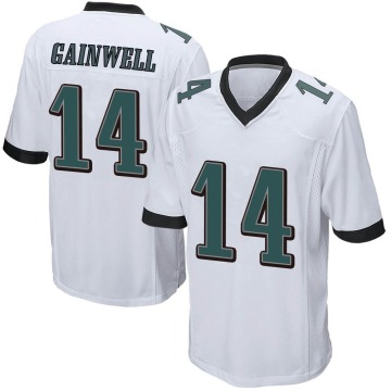 Kenneth Gainwell Youth White Game Jersey