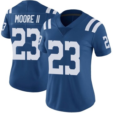 Kenny Moore II Women's Royal Limited Color Rush Vapor Untouchable Jersey