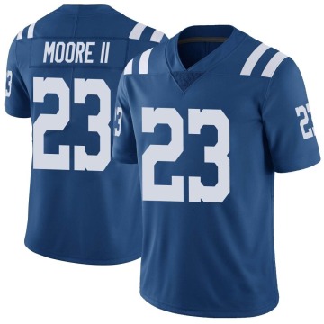 Kenny Moore II Youth Royal Limited Color Rush Vapor Untouchable Jersey
