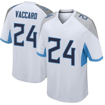 Kenny Vaccaro Youth White Game Jersey