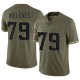 Kenny Willekes Men's Olive Limited 2022 Salute To Service Jersey