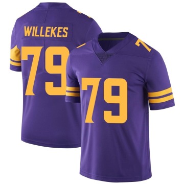 Kenny Willekes Youth Purple Limited Color Rush Jersey