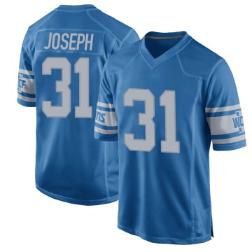 Kerby Joseph Youth Blue Game Throwback Vapor Untouchable Jersey