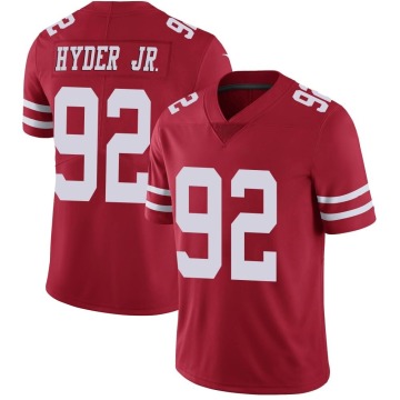 Kerry Hyder Jr. Youth Red Limited Team Color Vapor Untouchable Jersey