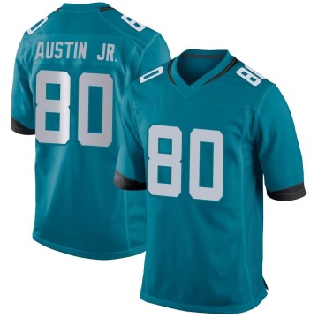 Kevin Austin Jr. Youth Teal Game Jersey