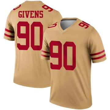 Kevin Givens Youth Gold Legend Inverted Jersey