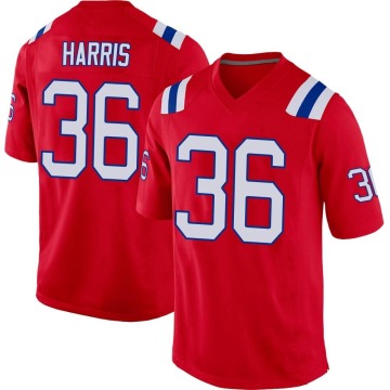 Kevin Harris Youth Red Game Alternate Jersey