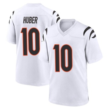 Kevin Huber Youth White Game Jersey