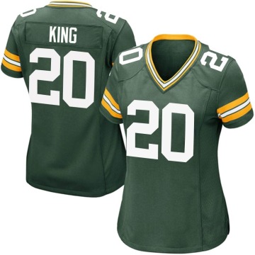 Kevin King Women's Green Game Team Color Jersey