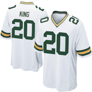 Kevin King Youth White Game Jersey