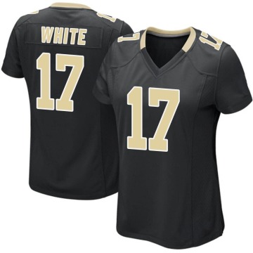 Kevin White Women's White Game Black Team Color Jersey