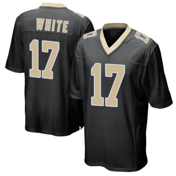 Kevin White Youth White Game Black Team Color Jersey