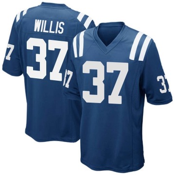 Khari Willis Youth Royal Blue Game Team Color Jersey