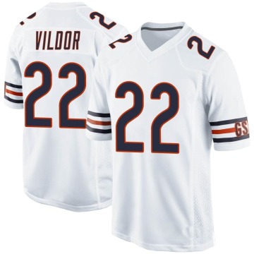 Kindle Vildor Youth White Game Jersey