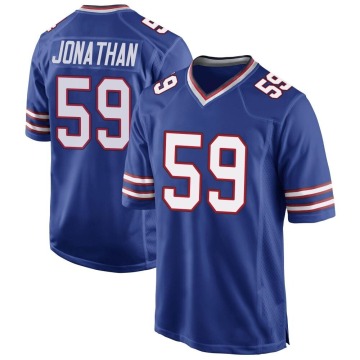 Kingsley Jonathan Youth Royal Blue Game Team Color Jersey