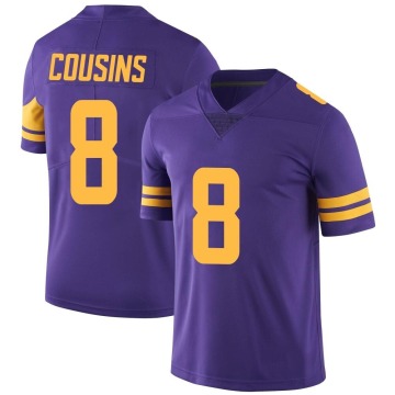 Kirk Cousins Men's Purple Limited Color Rush Jersey