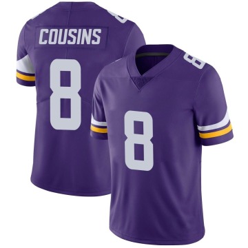 Kirk Cousins Men's Purple Limited Team Color Vapor Untouchable Jersey