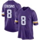 Kirk Cousins Youth Purple Game Team Color Jersey
