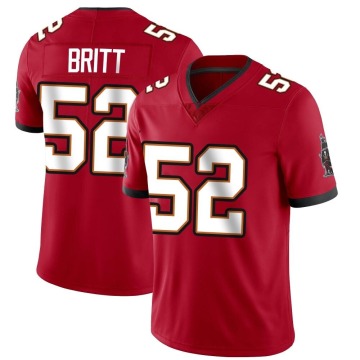 K.J. Britt Youth Red Limited Team Color Vapor Untouchable Jersey