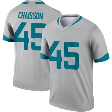 K'Lavon Chaisson Youth Legend Silver Inverted Jersey