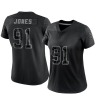 Kobe Jones Women's Black Limited Reflective Jersey
