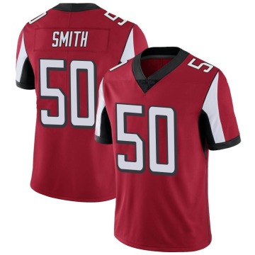 Kobe Smith Men's Red Limited Team Color Vapor Untouchable Jersey