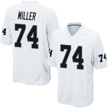 Kolton Miller Men's White Game Jersey