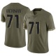 Kroy Biermann Youth Olive Limited 2022 Salute To Service Jersey