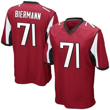 Kroy Biermann Youth Red Game Team Color Jersey