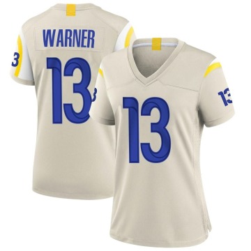 Kurt Warner Women's Game Bone Jersey