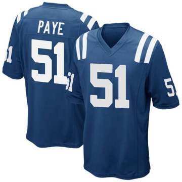 Kwity Paye Youth Royal Blue Game Team Color Jersey